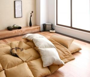 MITAS寝具SELECT 布団セット 布団 シングル カバー付き 来客用 敷き布団 掛け布団 枕 布団カバー 敷布団カバー 収納ケース 収納袋 極厚布団 羊毛混ボリューム敷布団×フランス産フェザー羽根布