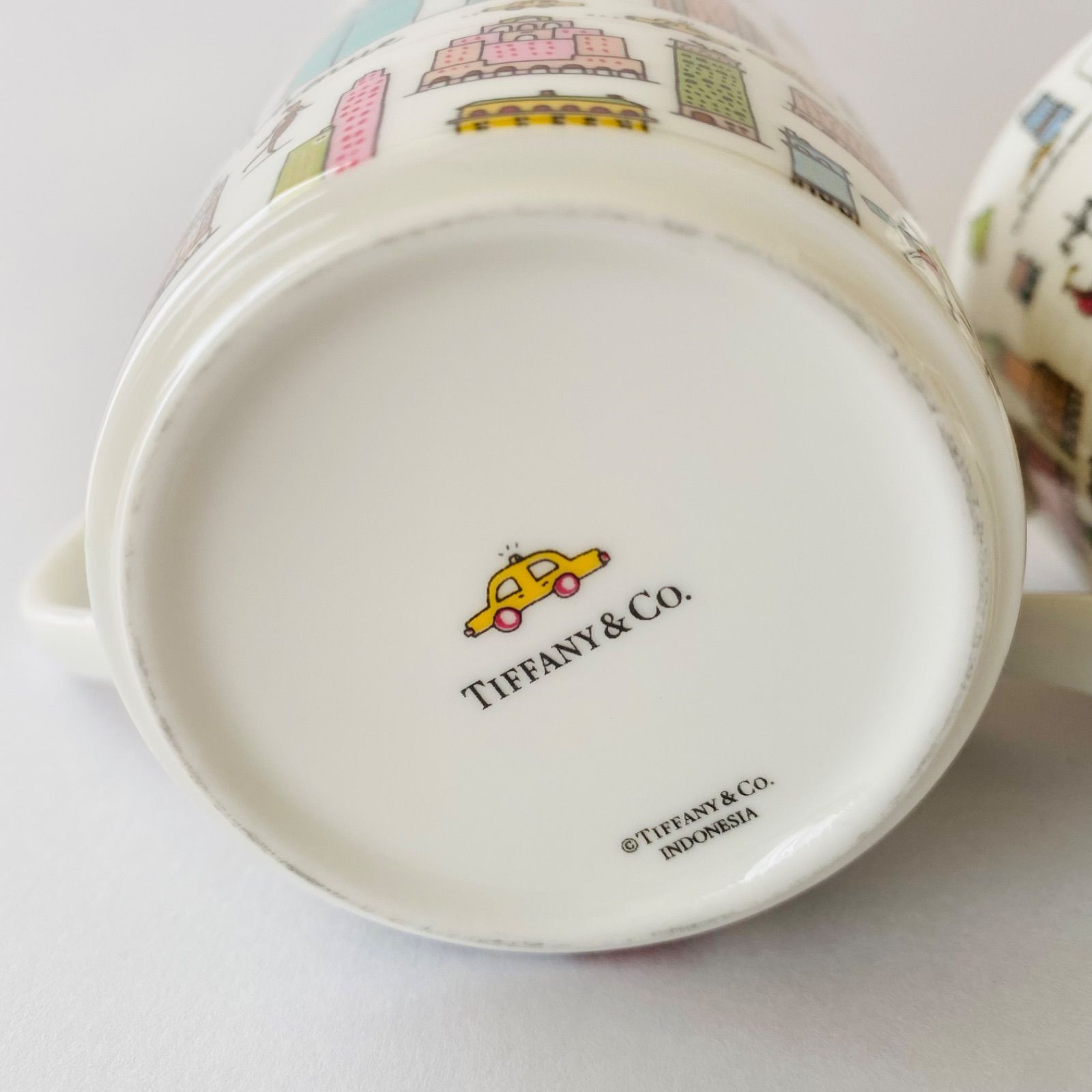 Tiffany&Co. ティファニー 5thアベニュー マグカップ 2客セット 陶磁器 ...