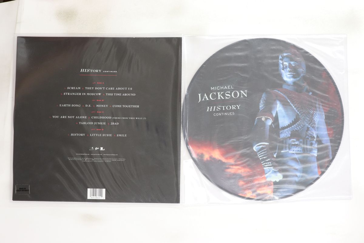 欧2LP Michael Jackson HIStory Continues (Picture Disc
