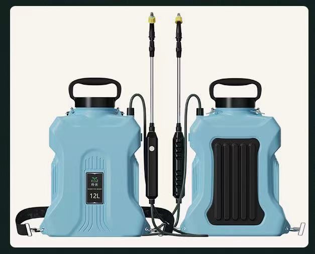 電動噴霧器 12L セ ット 充電式 噴霧器自動噴霧器 2500mahバッテリー 内蔵し 害虫駆除 農薬 消毒 除草 肥料 散水 圧力調整可 洗車 急速充電 家庭用