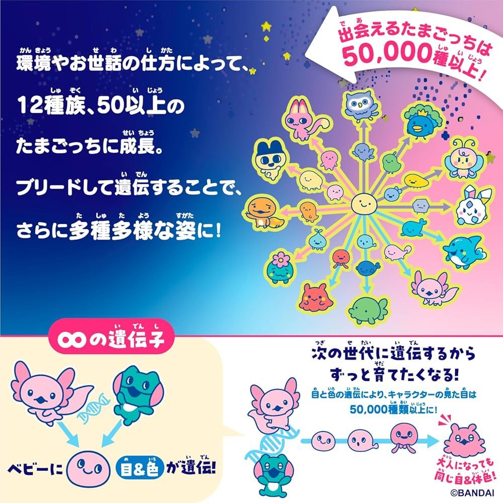 たまごっちパラダイス Blue Water ブルー たまラボファイル ステッカー たまごっち Tamagotchi Paradise Blue Water たまごっち