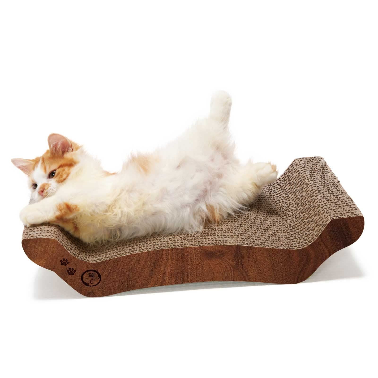  ダークブラウン Ｍ バリバリベッド 猫壱 爪とぎ 猫用 爪とぎ 猫用品