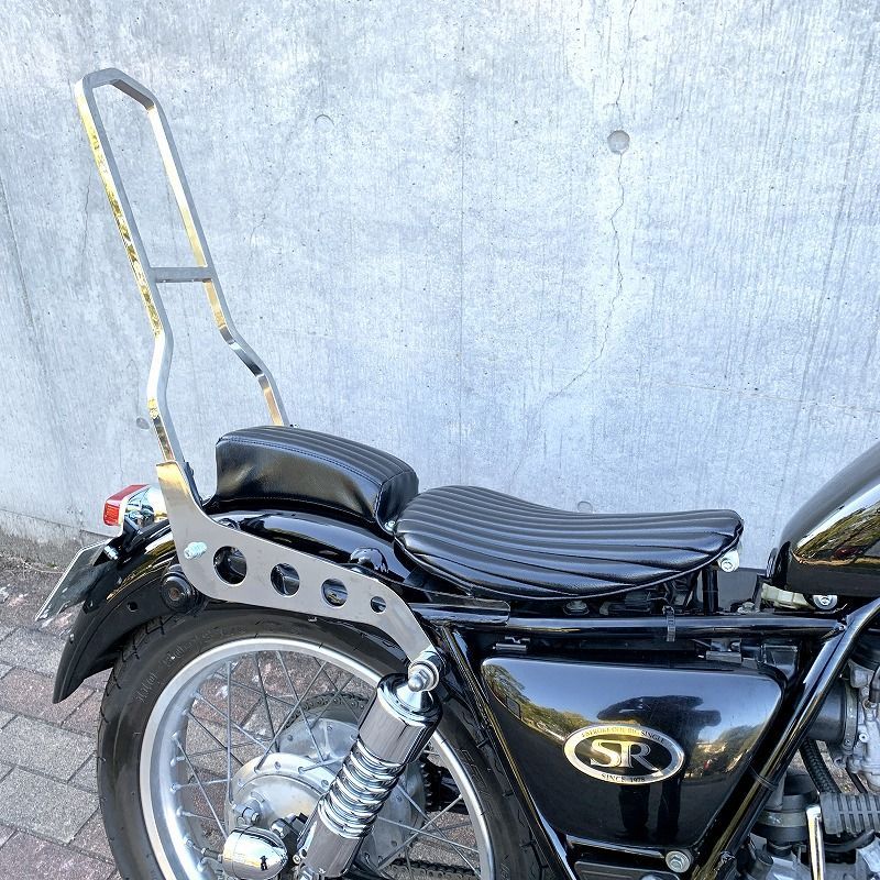 ソロサドルシートキット ピリオンパッドセット ブラック SR400/500