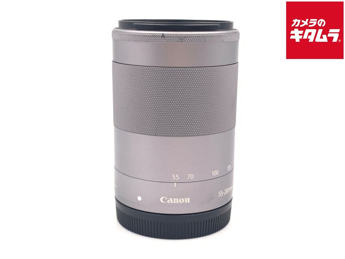 中古】 【並品】 キヤノン EF-M55-200mm F4.5-6.3 IS STM シルバー 中古】 【並品】 キヤノン EF-M55-200mm F4.5-6.3 IS STM シルバー
