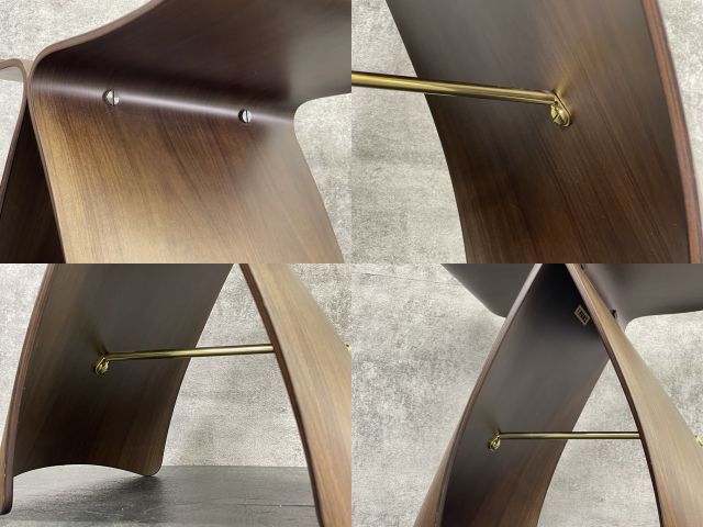 希少 ラージサイズ 天童木工 柳宗理 バタフライスツール 80〜年代