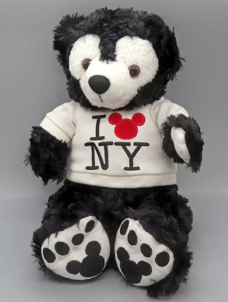 ブラックダッフィー　! ディズニーベア　アイラブニューヨークベア 中古】ぬいぐるみ ダッフィー(ブラック/I LOVE NY) ぬいぐるみ