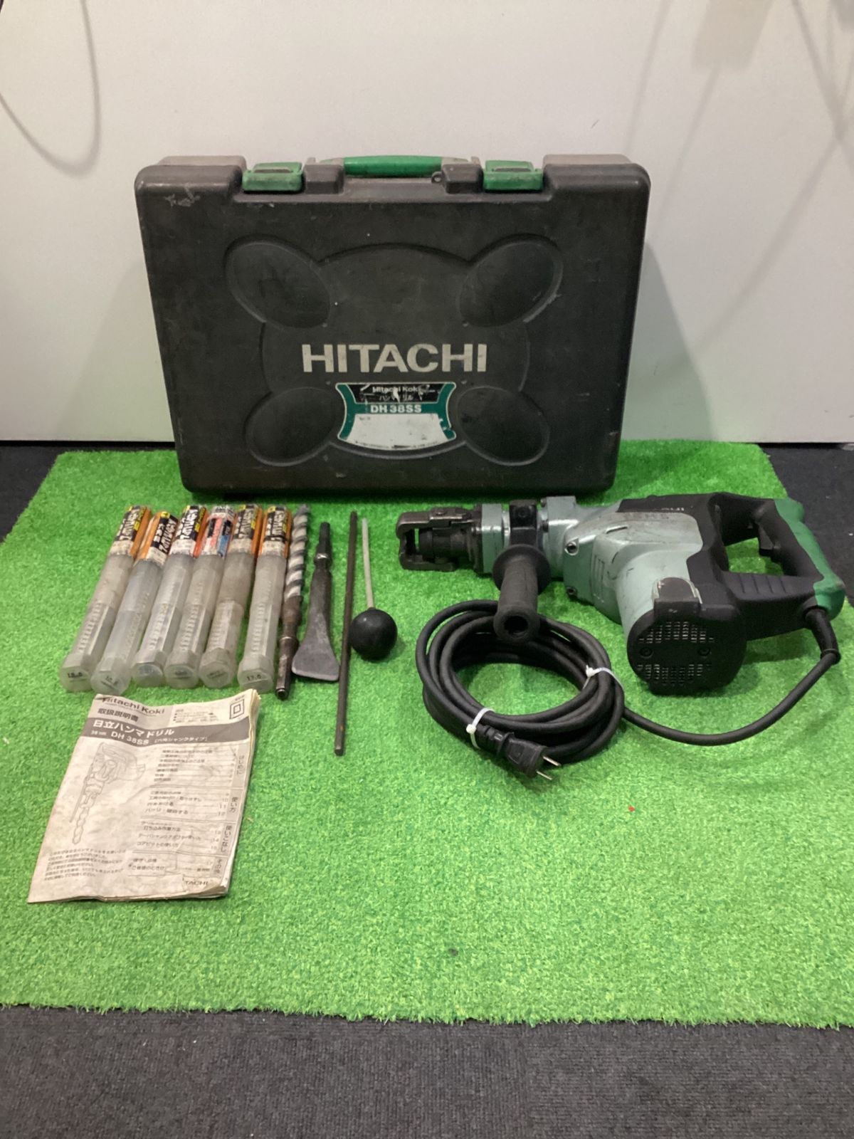 HITACHI DH38SS ハンマードリル 付属品有 ケース有 エ-113