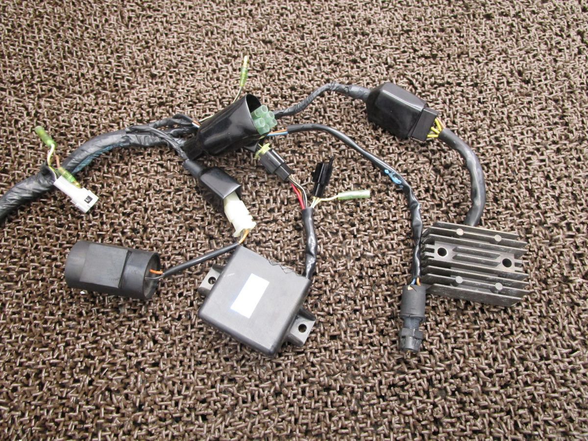 KDX125SR メインハーネス A5209 CDI レギュレター イグニッションコイル DX125A カワサキ DX125AE キャブ車 BRIGHTFACE_UK