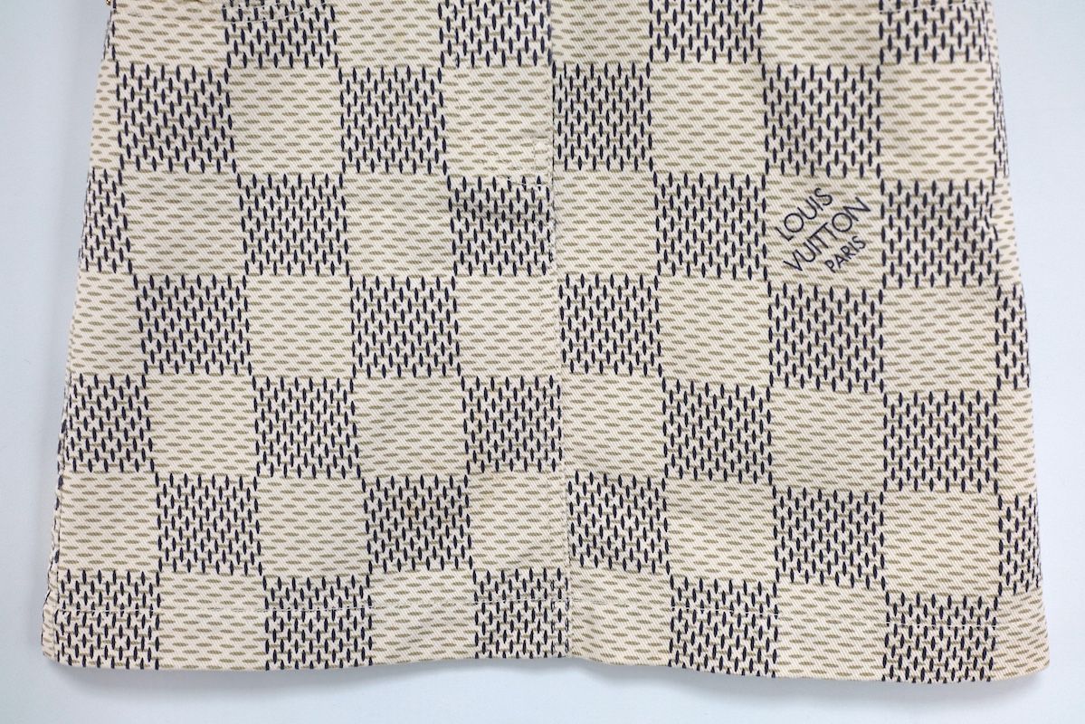 LOUISVUITTON ルイヴィトン ダミエアズール デニム Aライン スカート