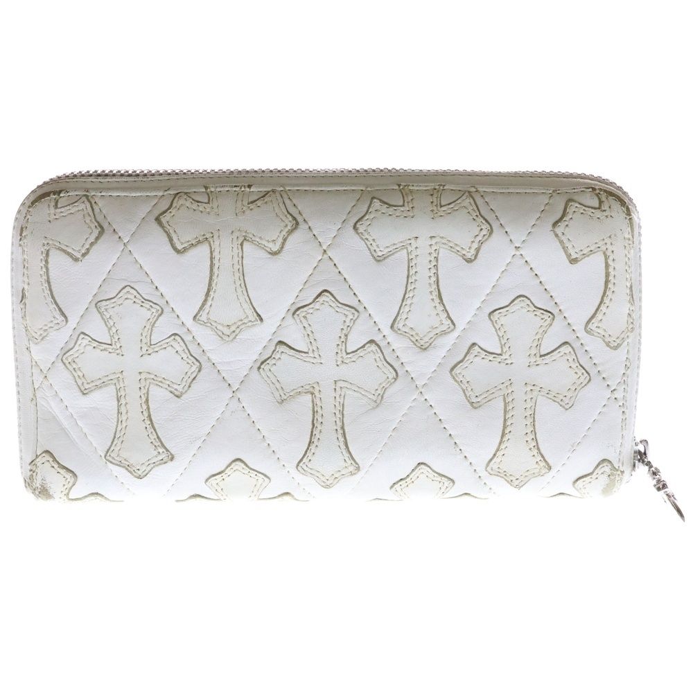 インボイス付　クロムハーツREC F ZIP セメタリーキルテッドクロス長財布 インボイス付 クロムハーツREC F ZIP セメタリーキルテッドクロス長