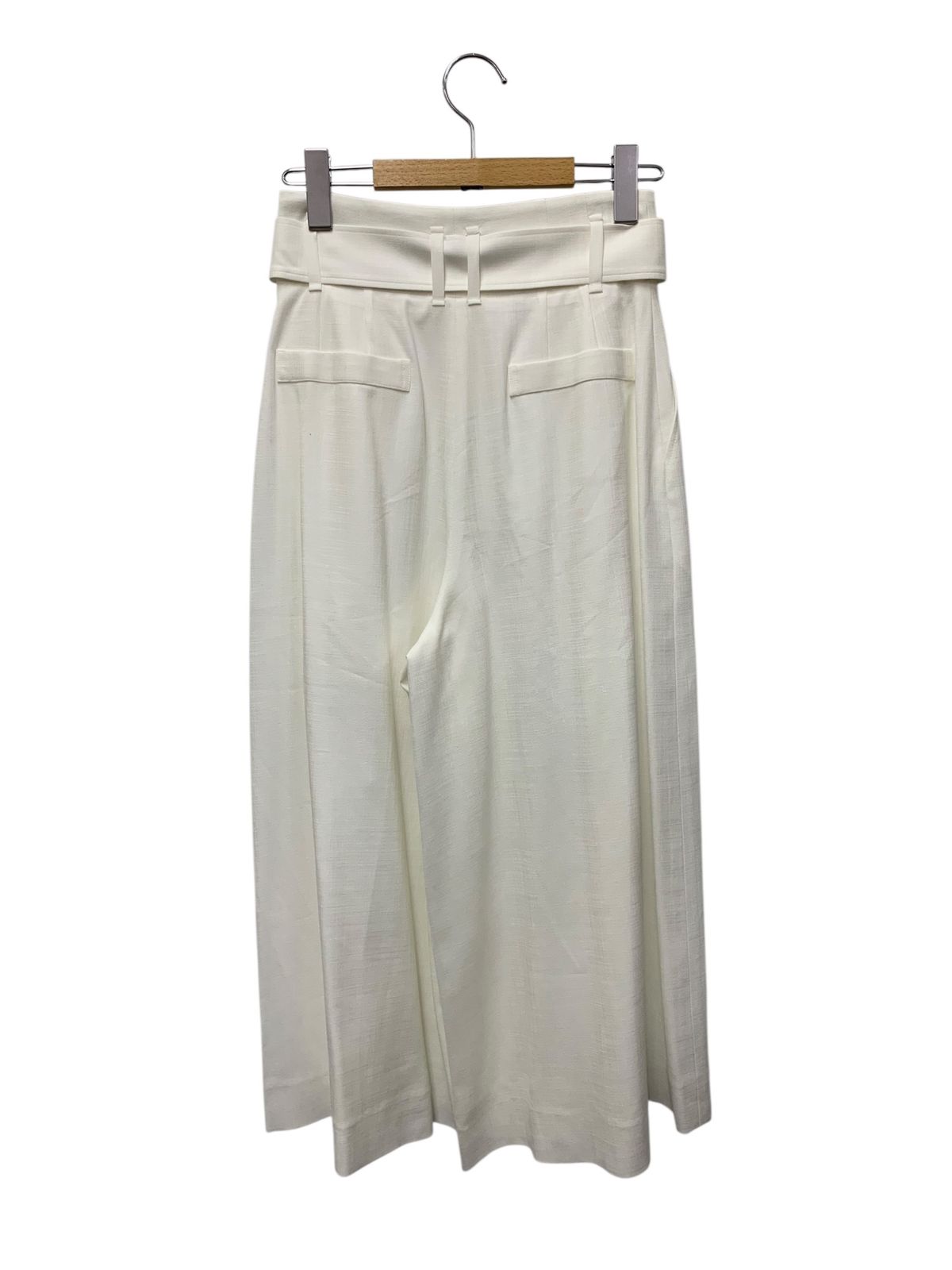 フォクシーニューヨーク Relax Linen Pants 40740 ワイドパンツ 38 ホワイト ITTD4U678BNW