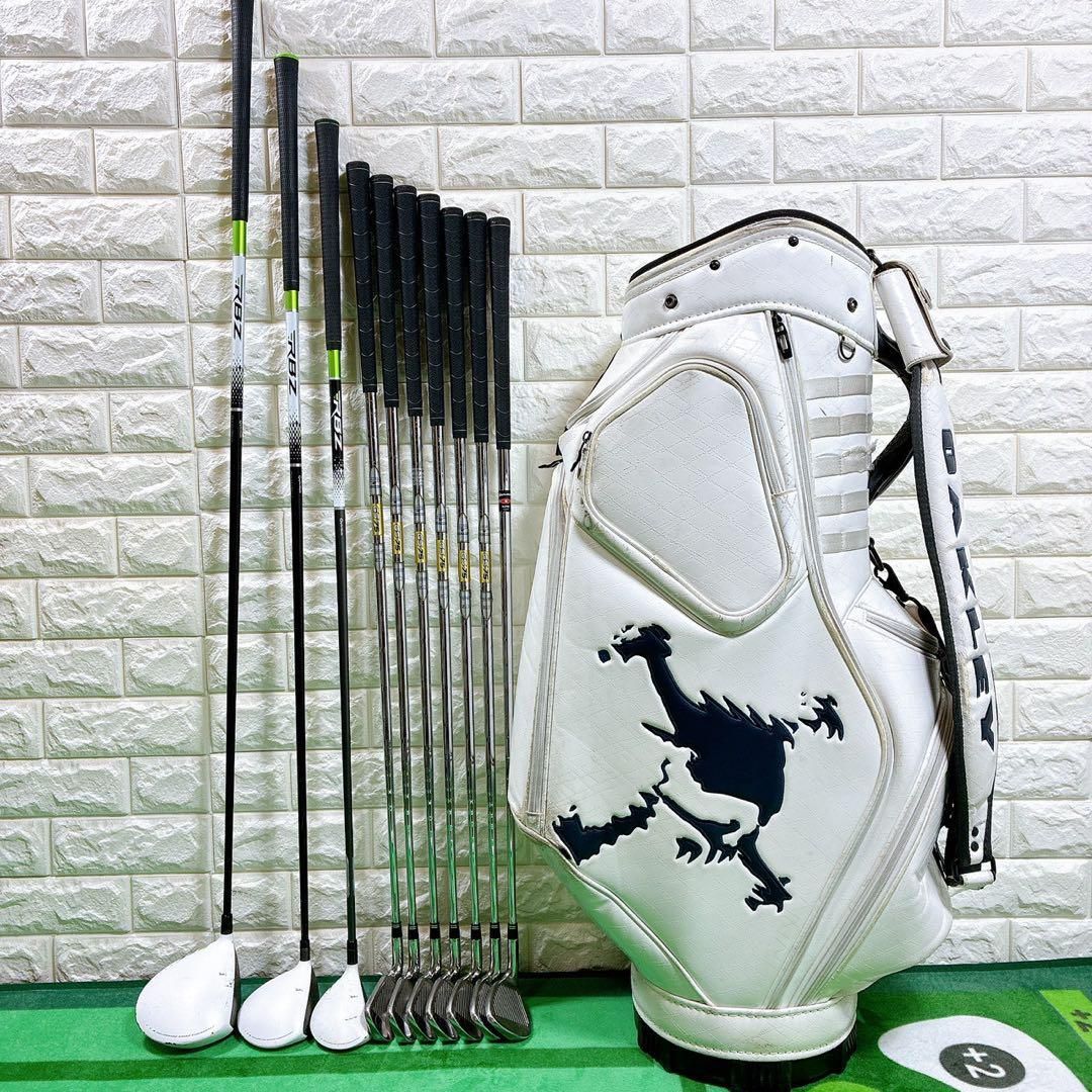 テーラーメイド メンズ ゴルフクラブセット RBZ×R7 初心者 10本 テーラーメイド メンズ ゴルフクラブセット RBZ×R7 初心者 10本