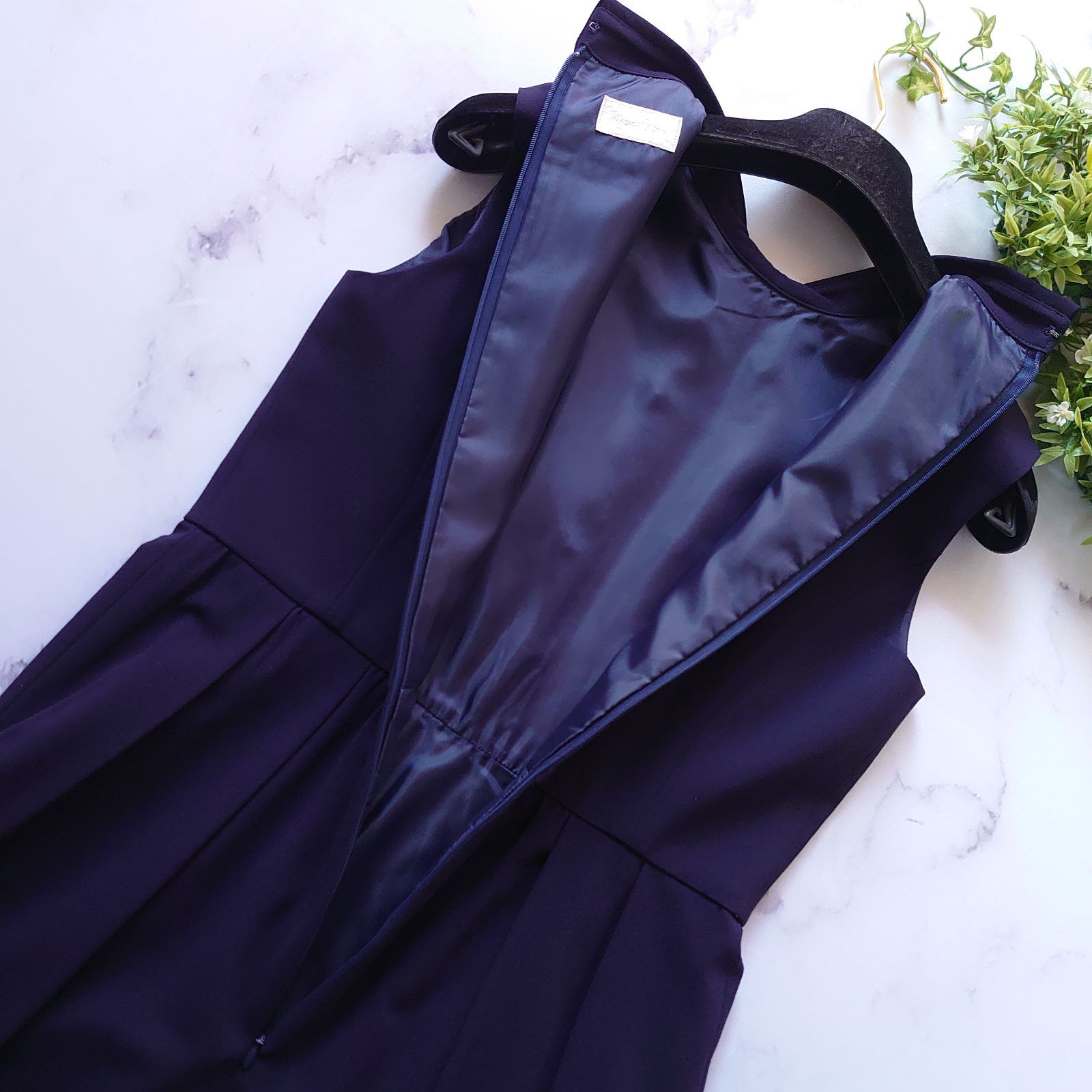 ビジューティアードドレス ロング