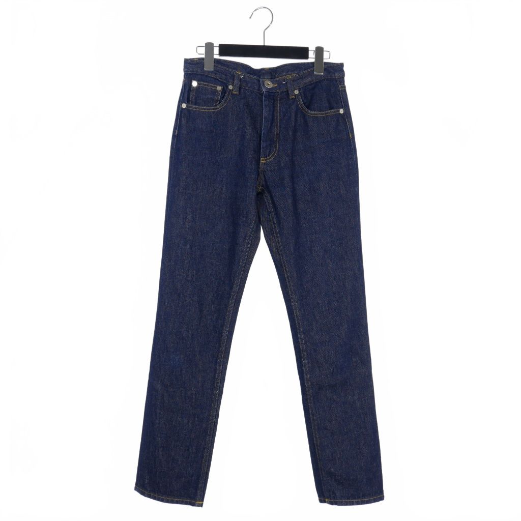 メゾンマルジェラ Maison Margiela 19SS 1ライン コレクションライン ミドルウエスト ストレートデニム パンツ 38 インディゴ S51LA0068