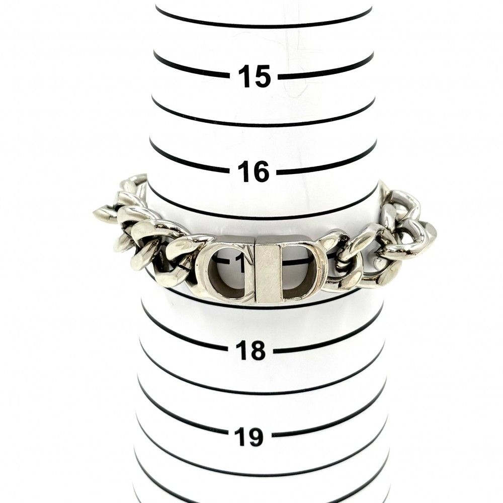 美品✨Dior ディオール　ブレスレット　ゴールド　CDロゴ　ユニセックス Christian Dior ディオール ブレスレット CD Navy Bracelet
