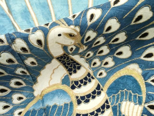 平和屋着物○女性 行灯袴 総刺繍 花唐草文 留紺色 卒業式