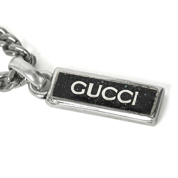 新品未使用GUCCIグッチ エナメルゴルメットチェーンネックレス