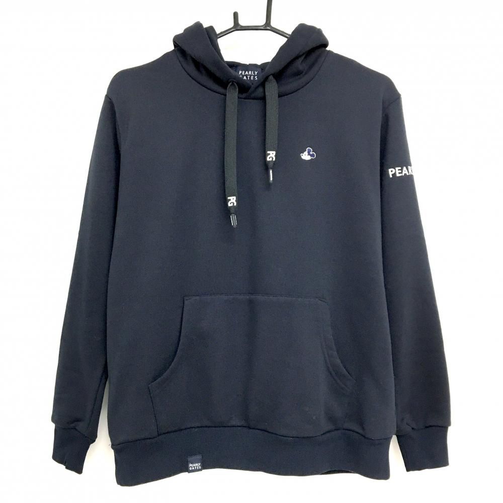 パーリーゲイツ×DISNEY パーカー ネイビー ミッキー トレーナー レディース 0 S ゴルフウェア モデル PEARLY GATES