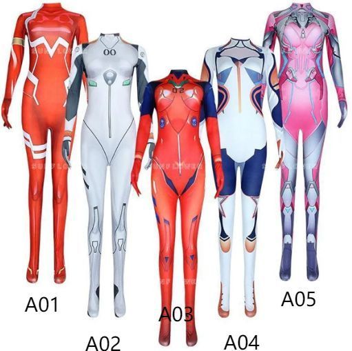EVA風 新世紀エヴァンゲリオン風 コスプレ 衣装 全身タイツ 光沢 EVA風 新世紀エヴァンゲリオン風 コスプレ 衣装 全身タイツ 光沢