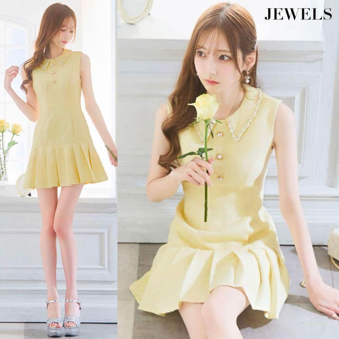 ツイードローライズミニドレス/Jewels ツイードローライズミニドレス ツイード｜キャバドレス通販はJEWELS