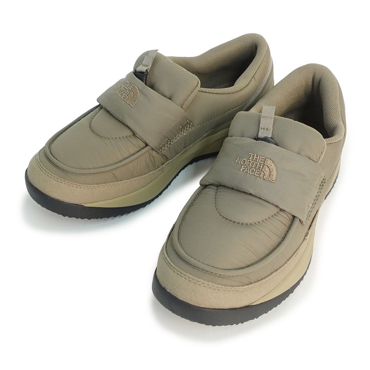 ザ ノースフェイス THE NORTH FACE スニーカー メンズ レディース ヌプシ ローファー NF52575 MK マッシュルーム×TNFブラック 防寒