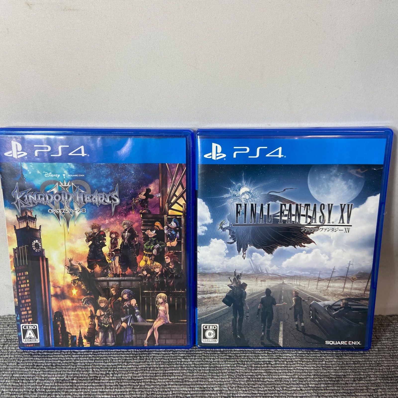 PS4ソフト 2本まとめ売り FF15/キングダムハーツ3 - メルカリ