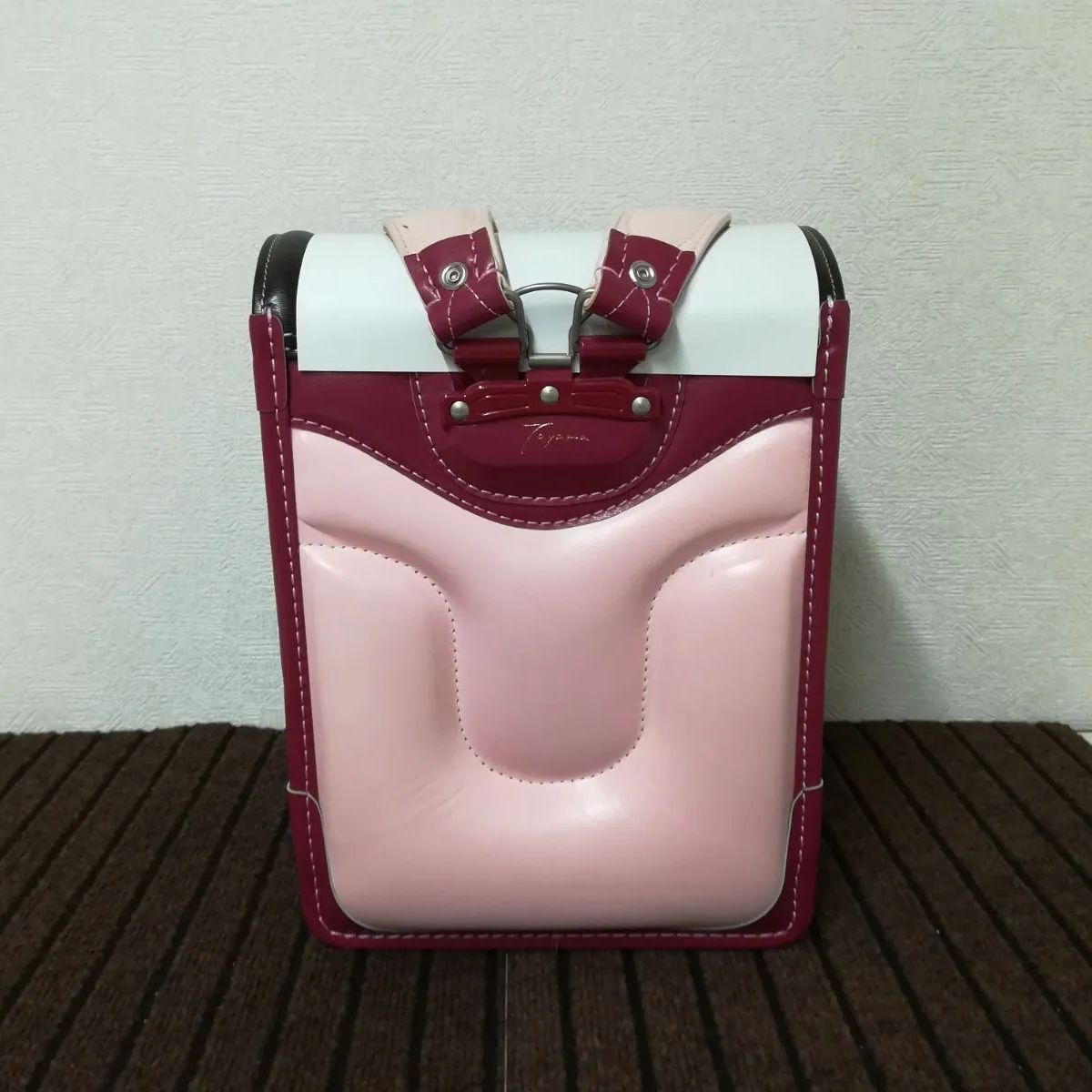  牛革 ランドセル ツートン ローズ系 × ボルドー系 背革 ピンク系 1506 その他 バッグ