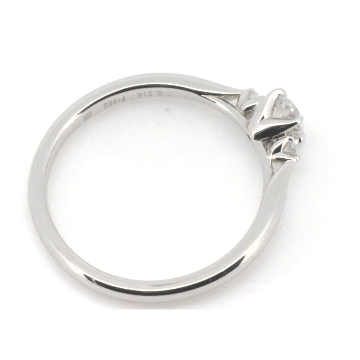 ニワカ ダイヤモンド リング 指輪 0.214ct 12号 PT950(プラチナ) 質屋  