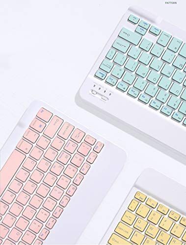 iPadmini6(2021新型)_ミント iPad Mini6 2021 キーボード ケース キャンディー色 ペンホルダー付き iPad Mini 6 8.3インチ 保護カバー 分離式 女性 人気 アイパッドミニ6 キーボード付き 薄型 カラフル 可愛い レ