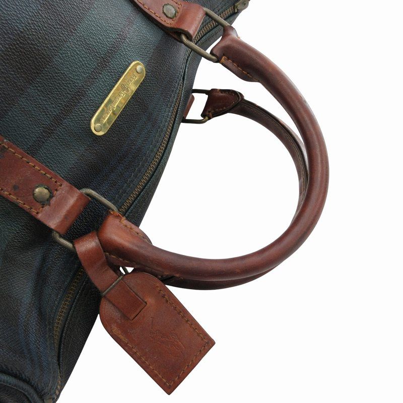 Polo Ralph Lauren ミニボストンバッグ ブラックウォッチ PVC ポロ ラルフローレン POLO RALPH LAUREN ミニボストンバッグ