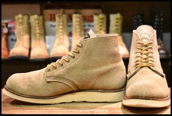 7.5E 中古 半円犬タグ 98年】レッドウィング 8167 スエード アイ