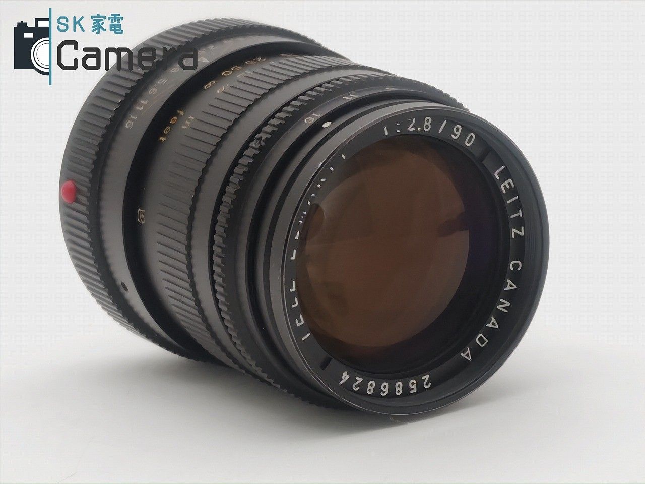 【中古】  LEITZ CANADA TELE-ELMARIT 90ｍｍ F2.8 Mマウント 2024年8月清掃 ライカ LEICA エルマリート