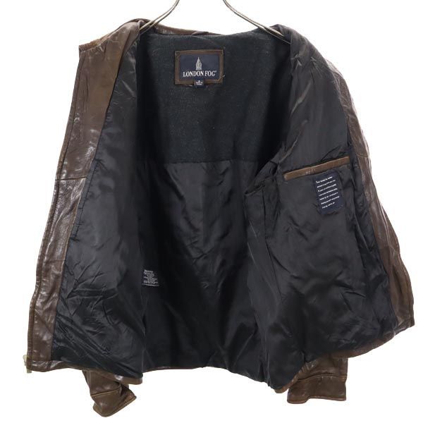 ロンドンフォグ 本革 レザージャケット S ブラウン LONDON FOG ロンドンフォグ 本革 レザージャケット S ブラウン LONDON FOG
