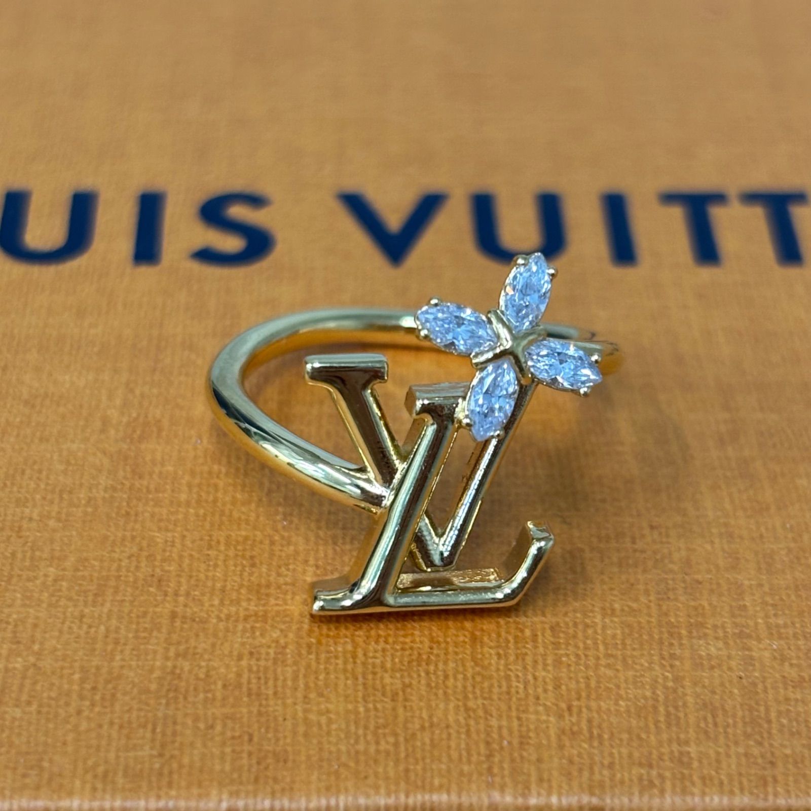 ▪️LOUIS VUITTON ルイヴィトン LVアイコニック フラワー リング 指輪 M