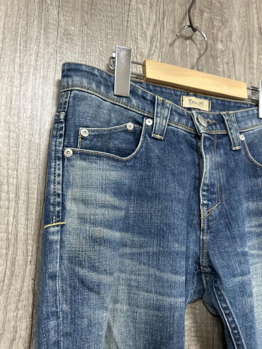 YANUK リラックスドスリム イージー デニムパンツ size26インチ|- ◎レディース