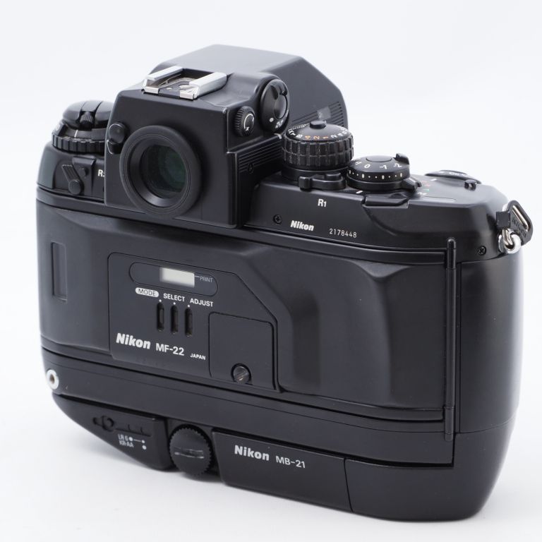 Nikon ニコン F4s AFフィルム一眼レフ ボディ MB-21 MF-22データー