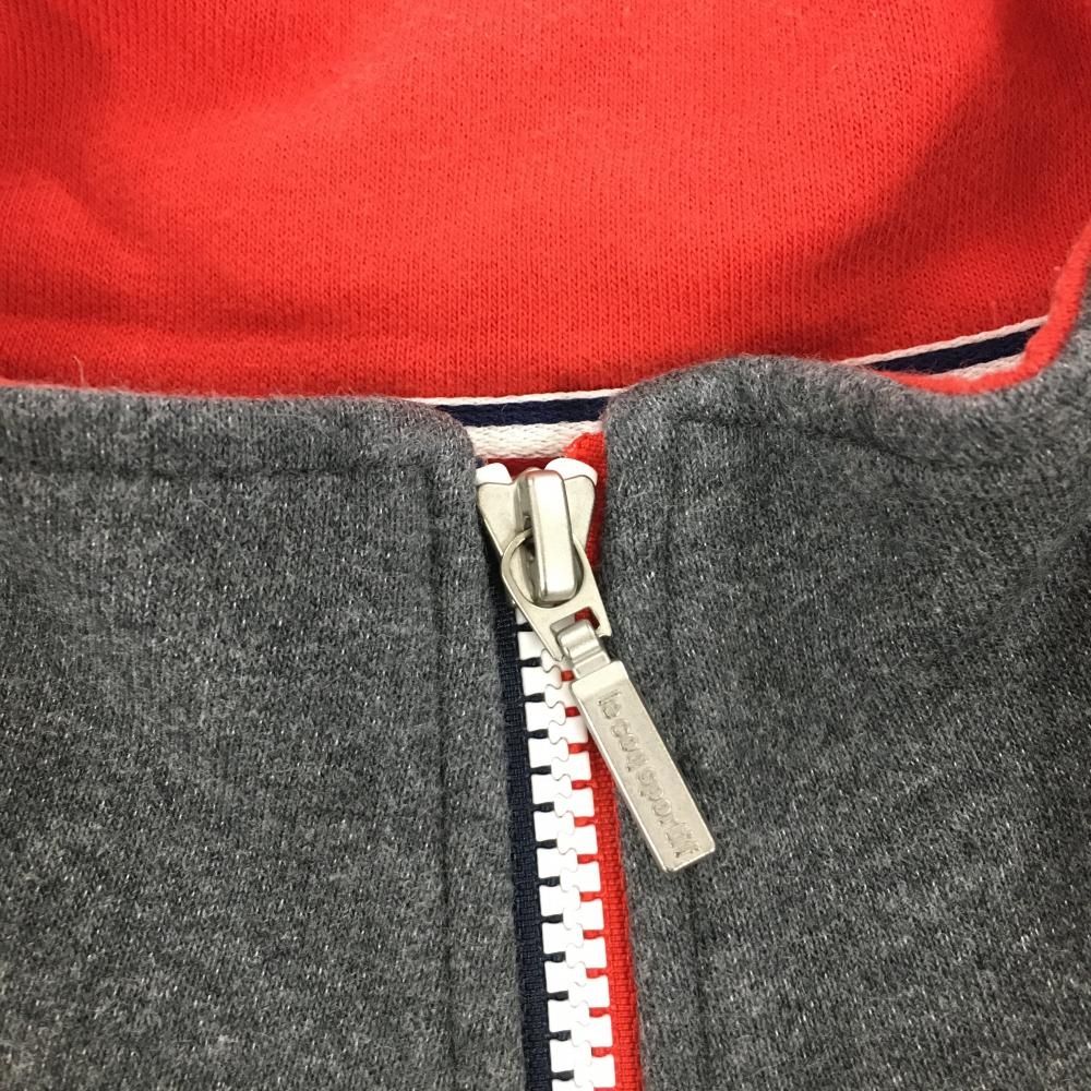 【防寒★】ルコック ジップブルゾン トリコロール ビッグロゴ Lサイズ le coq sportif - 激レアルコック☆ビッグロゴトリコロール