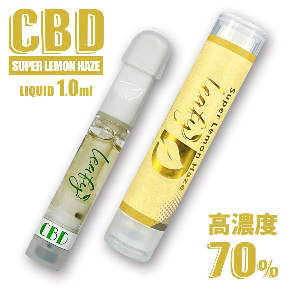 CBD リキッド 1ml 1.0ml 高濃度 70% 510 Leafy - メルカリ