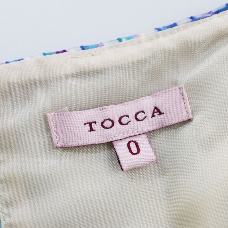 【レア品！】TOCCA RICHLY Dress ピンク 0サイズ折りたたんでの発送になります