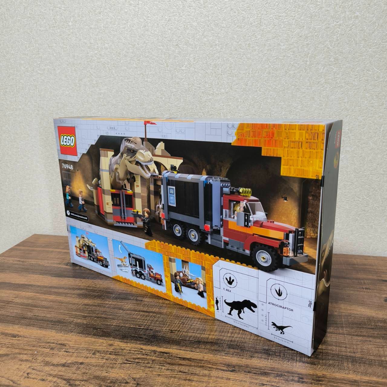 レゴ(LEGO) ジュラシック・ワールド 76948 恐竜 T-レックスとアトロキ