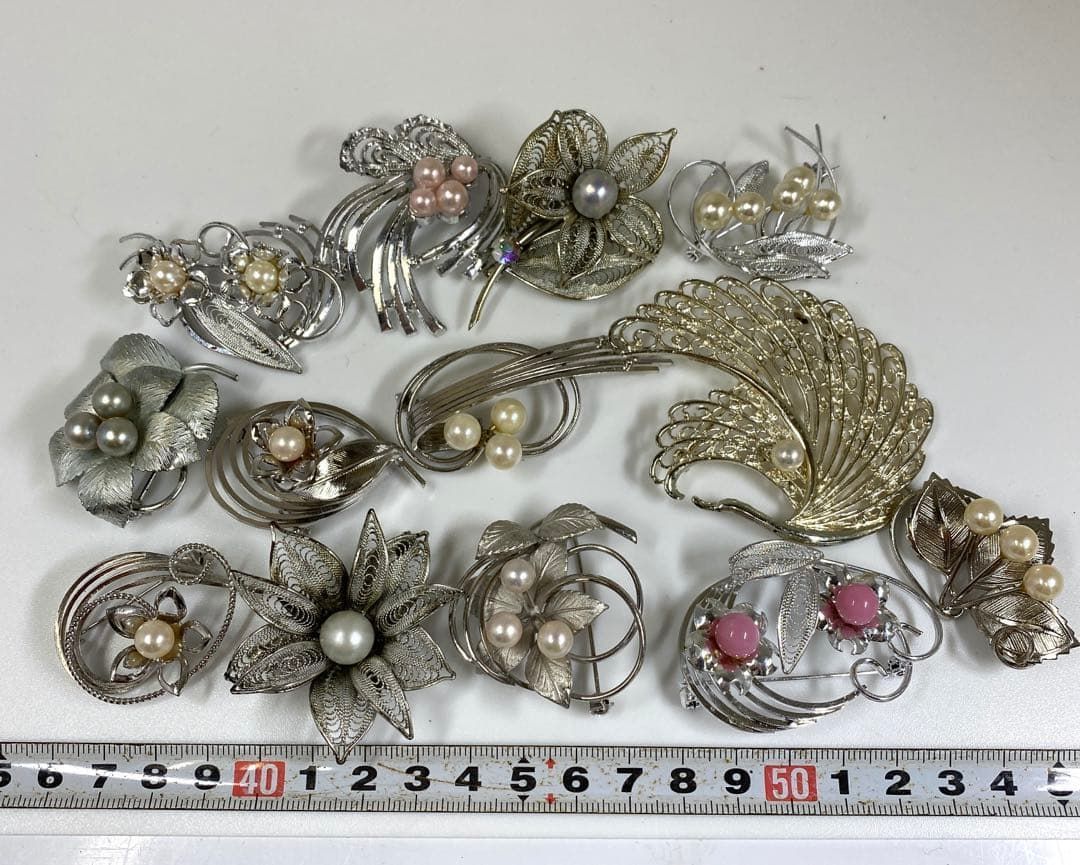 パール ブローチ色々 132g 東里6-0821ア㉕