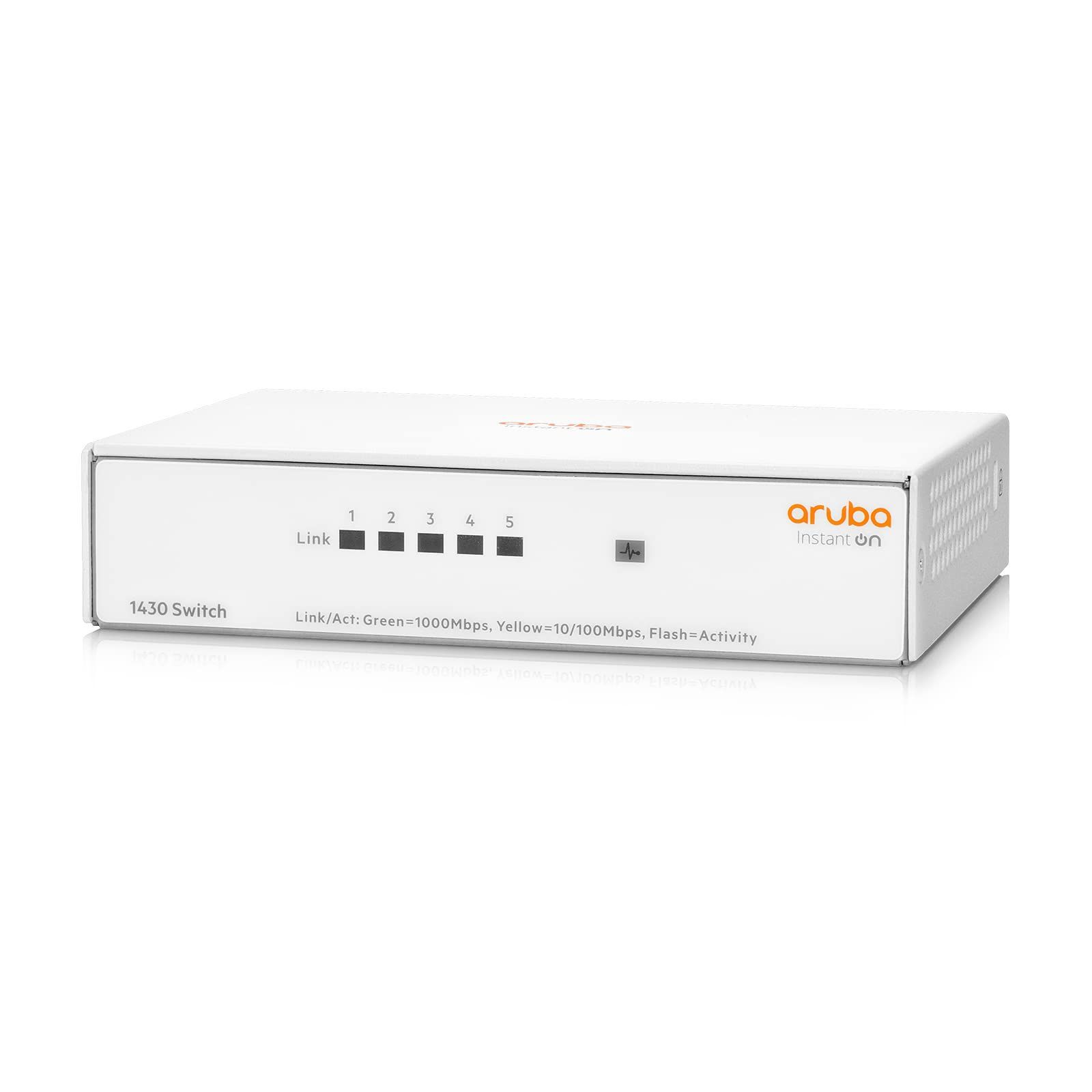 新品 HPE Networking Instant On スイッチ・シリーズ 1430 5 ポート Gb 非管理型レイヤー 2 イーサネット・スイッチ | 5x 1G | ファンレス | 日本モデル (R8R44A#ACF)