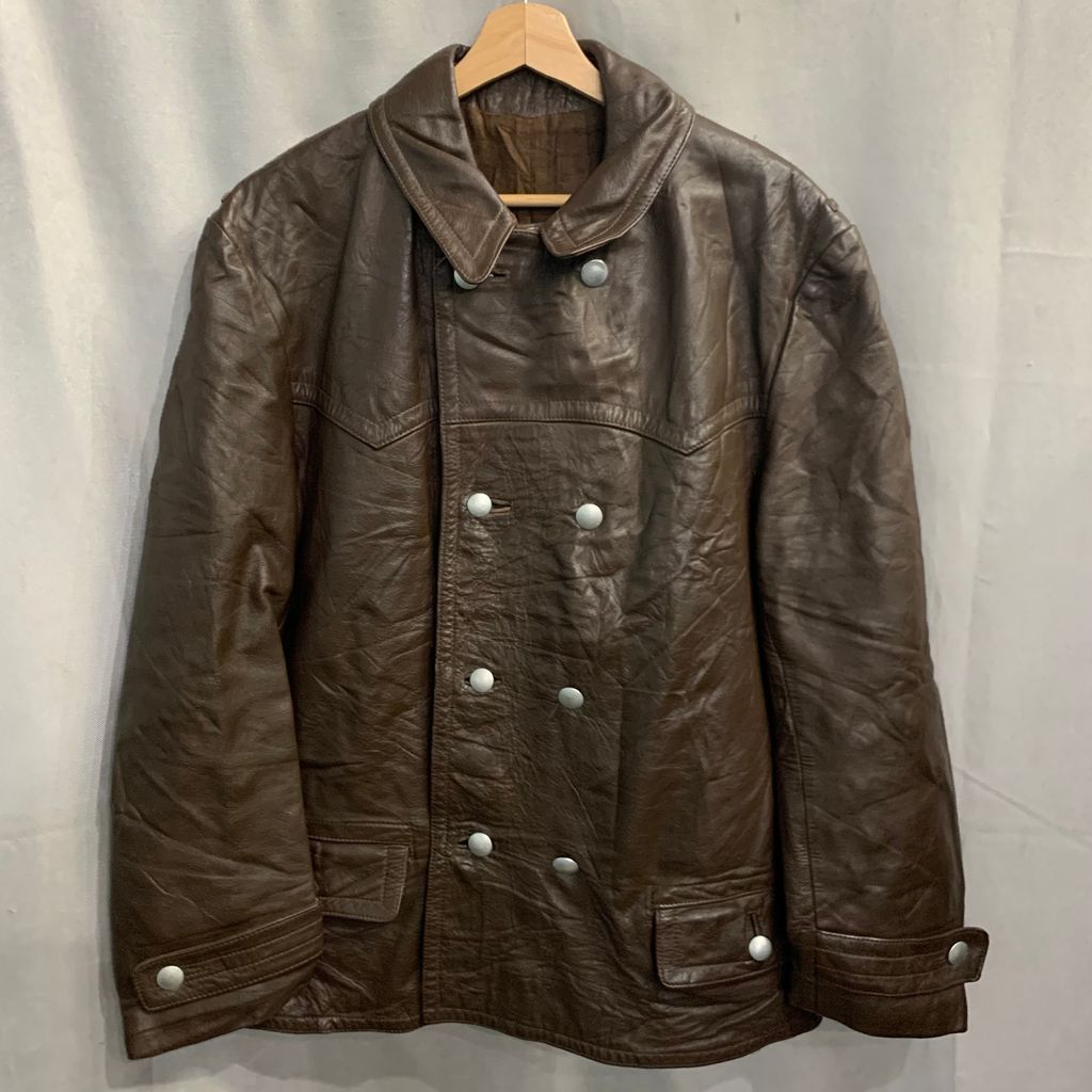 ユーロ ビンテージ Euro Vintage 70s Germany leather BRAUCH - FREY 茶 Brown ブラウン No.I373