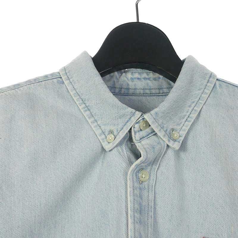 トップス 24ss Supreme small box Shirt Washed Blue Supreme(シュプリーム) 24SS Small Box Shirt Washed Blueスモール