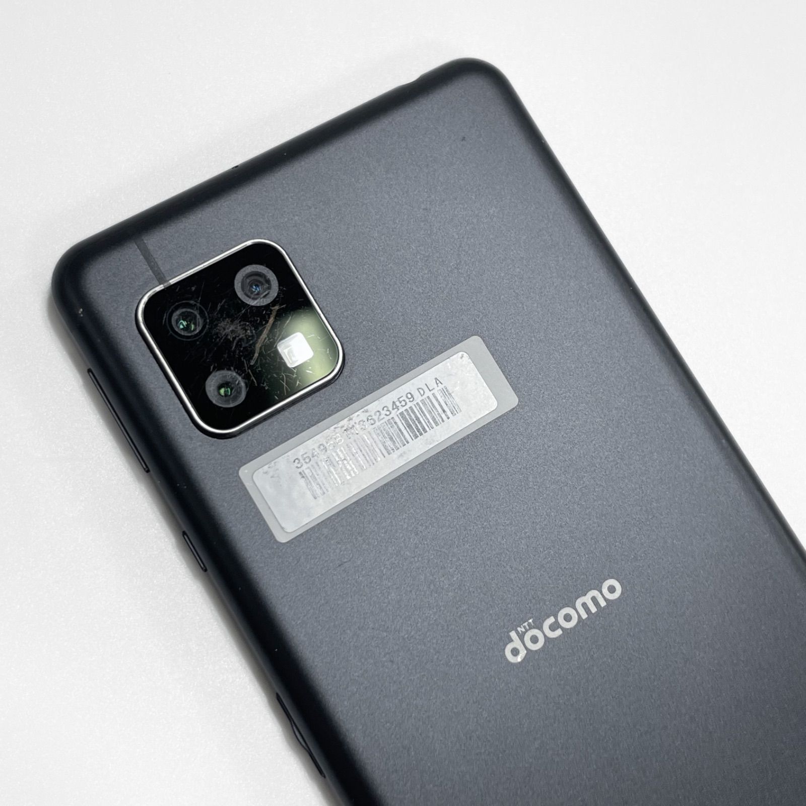 中古】AQUOS sense4 SH-41A ブラック バッテリー80％以上・良好