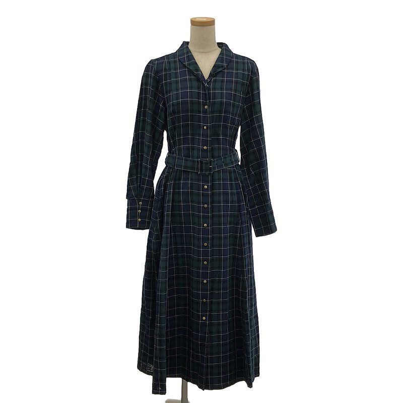 【美品】Re:poris レポリス チェックワンピース Re:poris / レポリス | チェックワンピース | - メルカリ