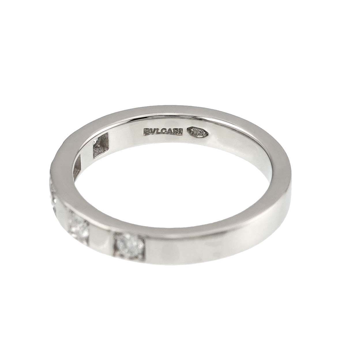 ブルガリ BVLGARI マリーミー 6号 リング ダイヤ 5P Pt プラチナ 指輪  
