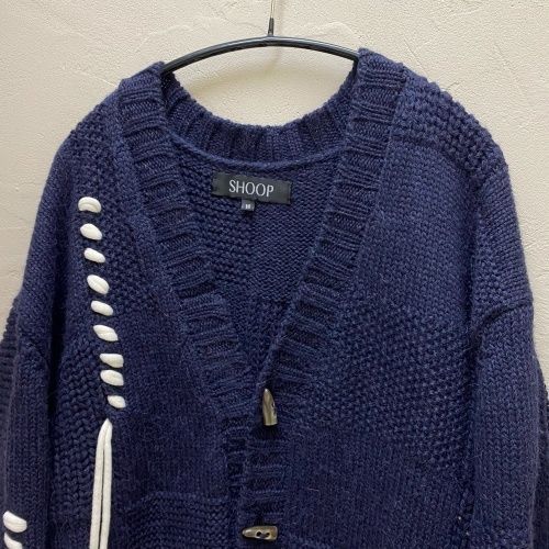 SHOOP シュープ 21AW MORI CARDIGAN モリカーディガン SIZEM ネイビー 