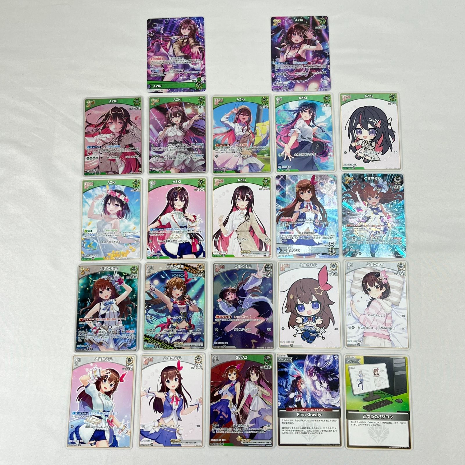 hololive ホロライブカード ときのそら AZki SorAZ 22枚セット