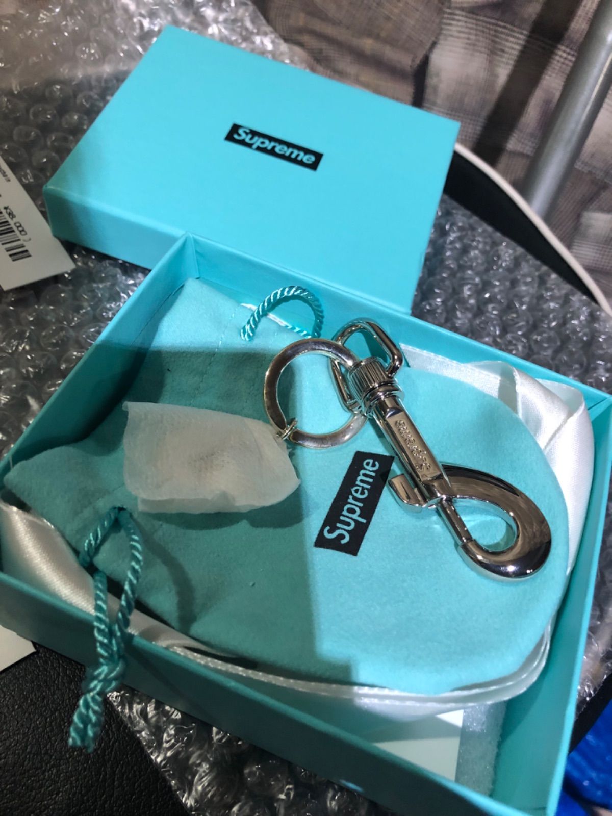 Tiffany&Co × Supreme ティファニー×シュプリーム 21AW Hook Keychain